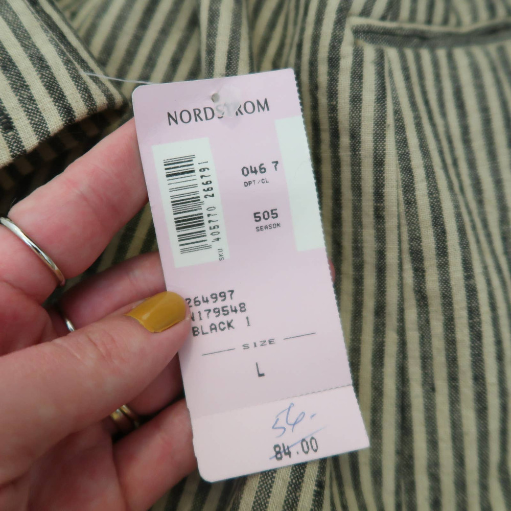 Vintage 90's NWT Harris/Wallace striped blazer - Picture 10 of 10